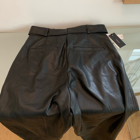 Aritzia vegan leather trousers black size 2 - Picture 5 of 5